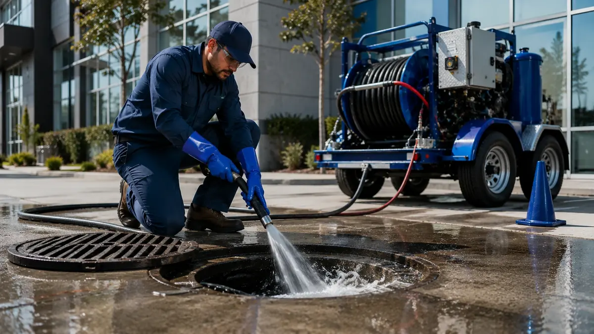 Commercial Hydro Jet Drain Cleaning in New Cuyama
